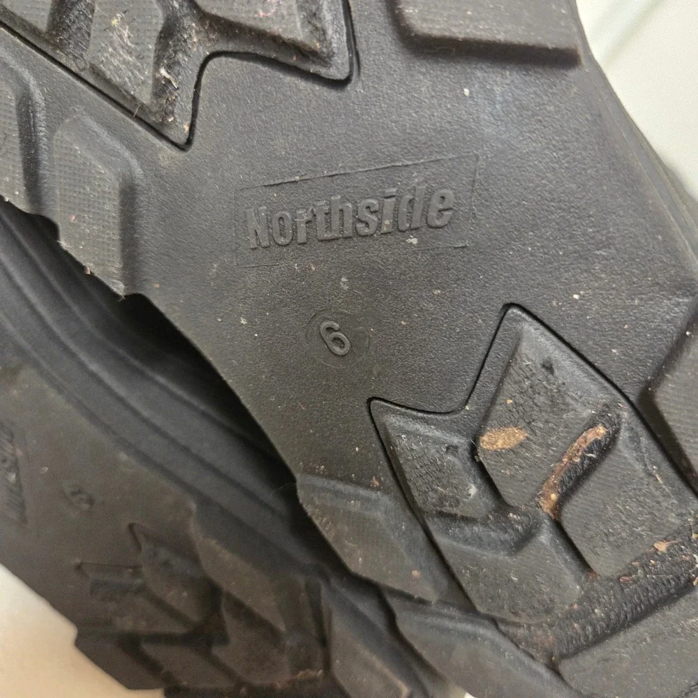 Northside Frosty Black Quilted Insulated Snow Boots Toddler Size 6 Waterproof